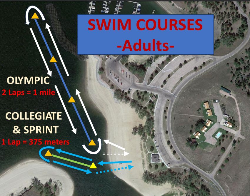 the southern hills triathlon_sprint-swim-course